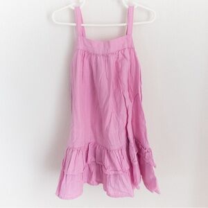 Pink Ruffled Sundress
